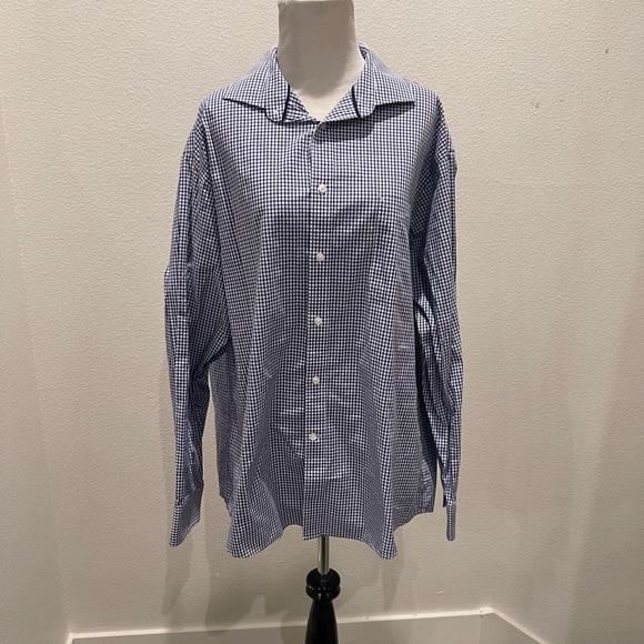 Men’s Tommy Hilfiger Polo Long Sleeve Dress Shirt - Picture 1 of 6